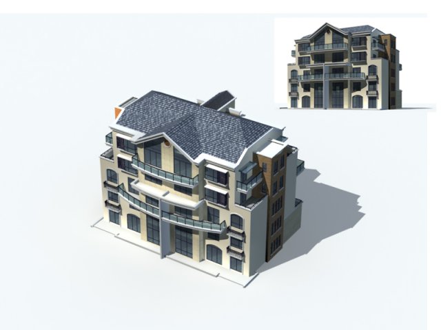 City – Villa 11120 3D Model