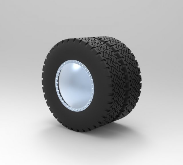 Double wheel 3D Model