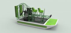 Airboat 3D Model