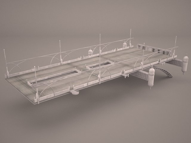 Docking Platform Star Wars 3D Model
