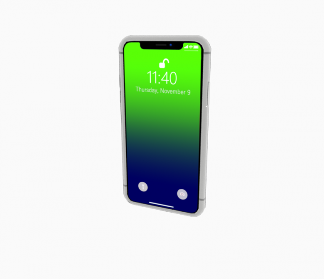 IPhone X 3D Model