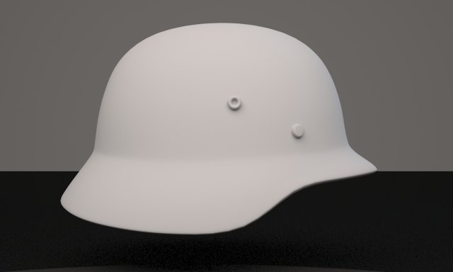 WW2 German helmet 3D Model