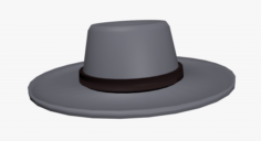 Lowpoly hat 3D Model