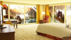 Hotel Room Free 3D Model