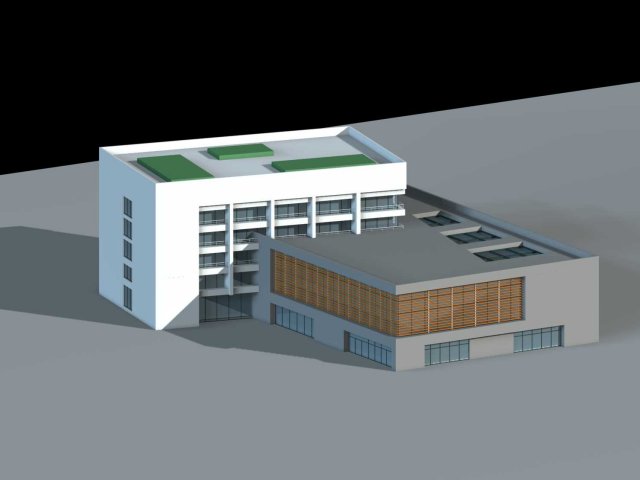 City planning office building fashion design – 216 3D Model