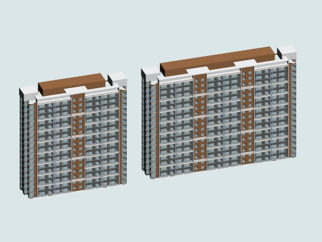 City government office building architectural design – 223 3D Model