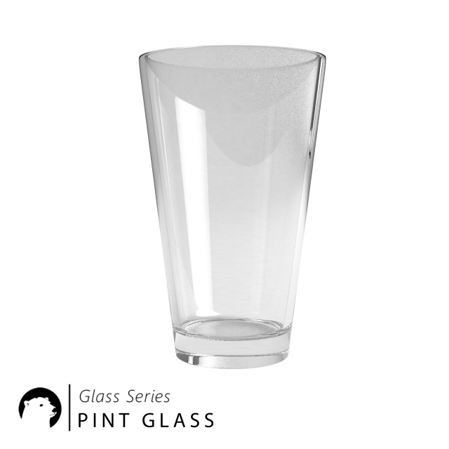Glass Series – Pint Glass 3D Model