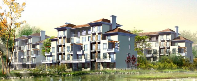 City – alone Villa 1159 3D Model