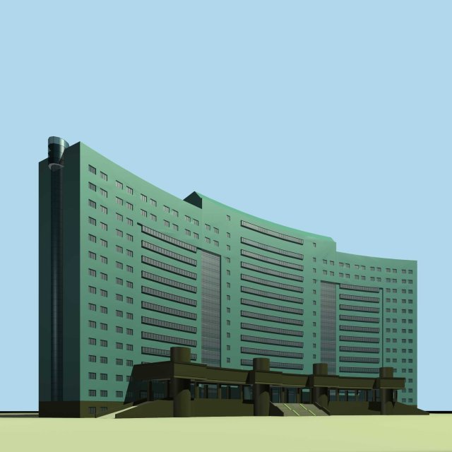 City planning office building fashion design – 174 3D Model