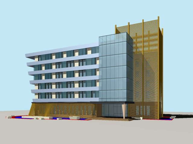 City planning office building fashion design – 193 3D Model