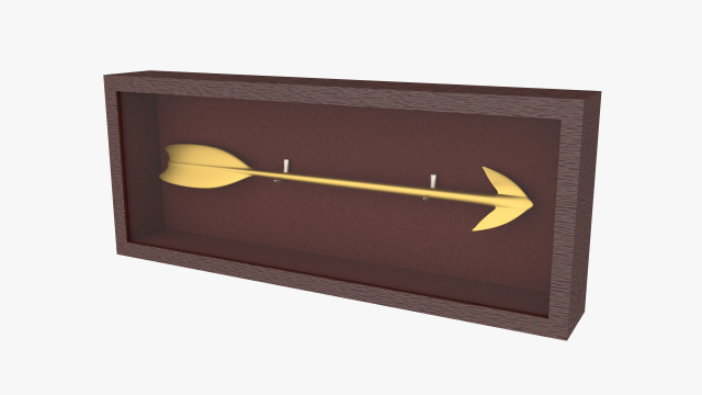 Golden arrow 3D Model