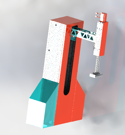 Cantilever laminate mechanism 3D Model