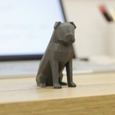 Low-Poly Pug 3D Print Model