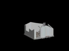 Destroyed house 3D Model