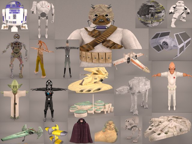 Star Wars Collection 3 3D Model