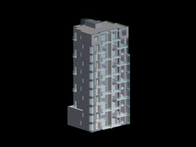 City government office building architectural design – 374 3D Model