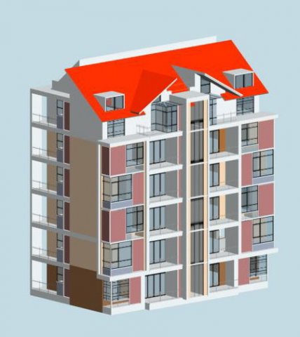 City Residential Garden villa office building design – 121 3D Model