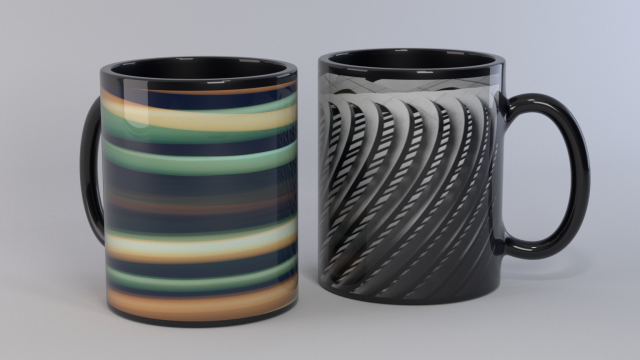 Ceramic Cups 3D Model