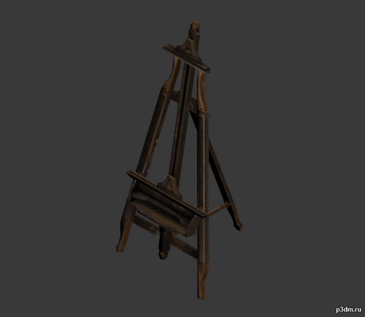 Easel 3D Model