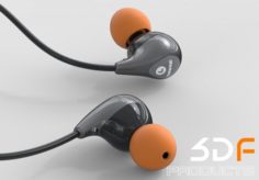 Headphones Earphones Earplugs 3D Model