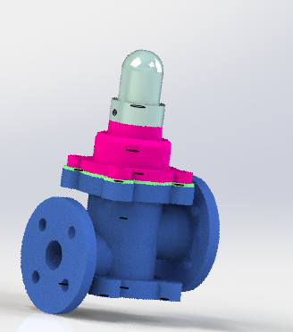 The oil return valve Free 3D Model