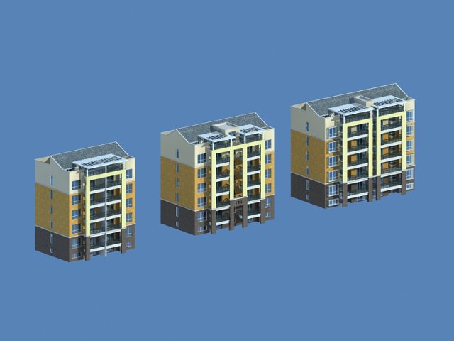 City Residential Garden villa office building design – 509 3D Model