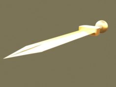 Antique roman gladius sword 3D Model
