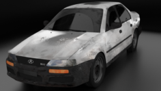 Regular-Dirty car 3D Model