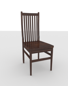 Trestle Chair 3D Model