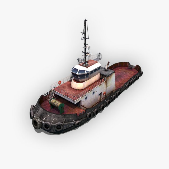 Tugboat 3D Model