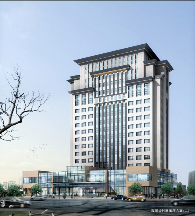 City office building construction avant-garde design hotel – 5643 3D Model