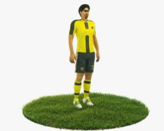 Shinji Kagawa football Player game ready character 3D Model