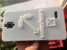 Alcatel One Touch Idol OT-6030D Minecraft Case 3D Print Model