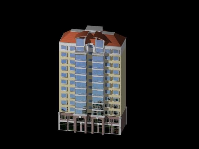 City government office building architectural design – 247 3D Model