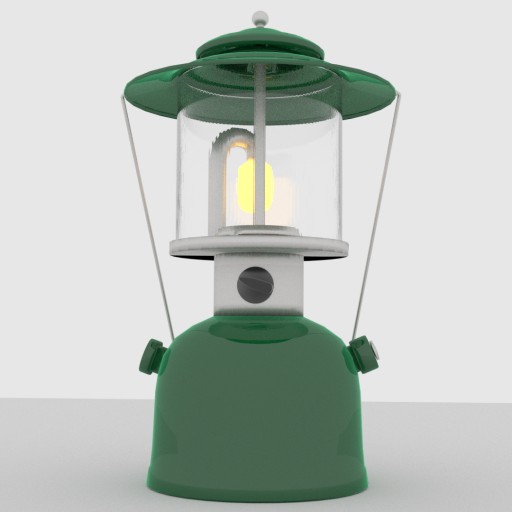 Coleman-Inspired Naphtha Lantern						 Free 3D Model