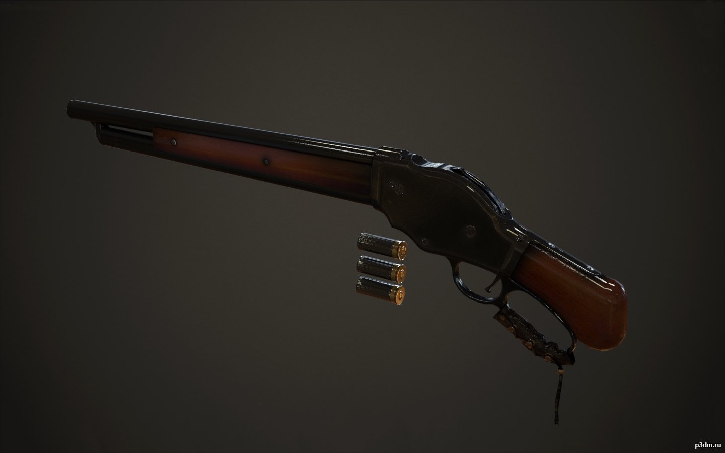 Winchester 1887 3D Model - 3DHunt.co