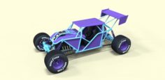 Road buggy 3D Model