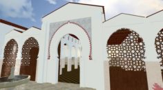 Spanish mosque XII century 3D Model