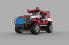 Lego jeep game 3D Model
