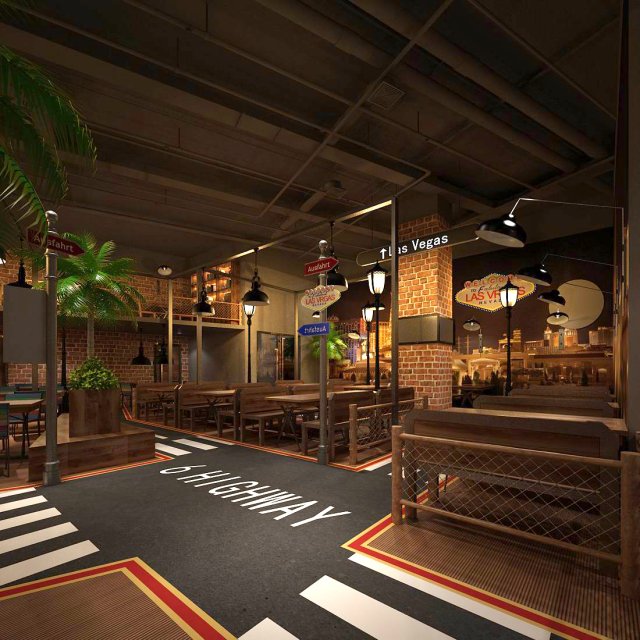 Restaurant teahouse cafe drinks clubhouse 19 3D Model