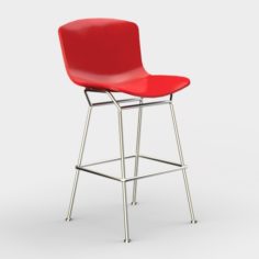 Bertoia Molded Shell Stool 3D Model