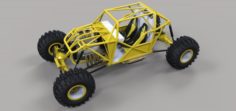 Rock crawling buggy 3D Model