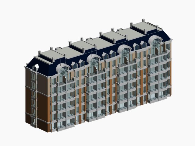 City Residential Garden villa office building design – 169 3D Model