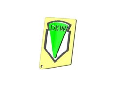 DKW logo/keyring 3D Print Model