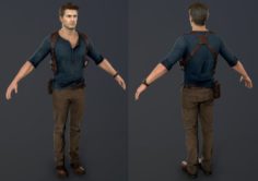 Nathan Drake – Uncharted 4 3D Model