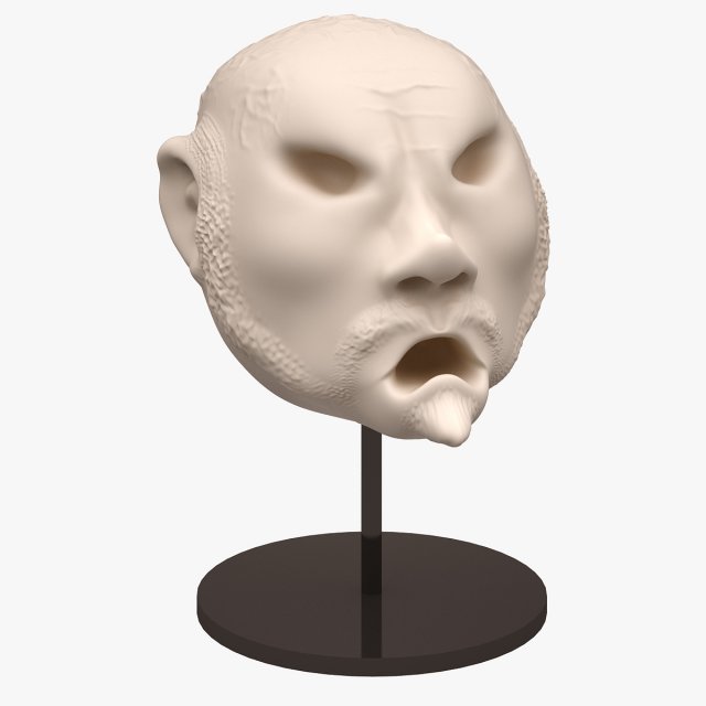 Character Head Sculpt 3D Model