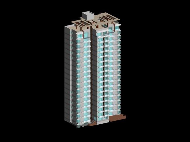 City government office building architectural design – 261 3D Model