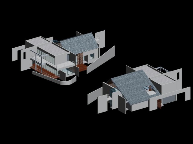 City – alone Villa 11200 3D Model