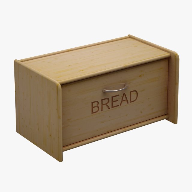 Kitchen Accessorie 11 Bread Box 3D Model