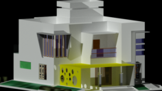 3D house plan ArM109 3D Model